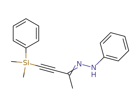 4-dimethylphenylsilyl-3-butyn-2-one phenylhydrazone
