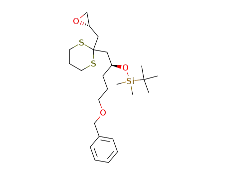 Silane,
(1,1-dimethylethyl)dimethyl[(1S)-1-[[2-[(2S)-oxiranylmethyl]-1,3-dithian-2
-yl]methyl]-4-(phenylmethoxy)butoxy]-