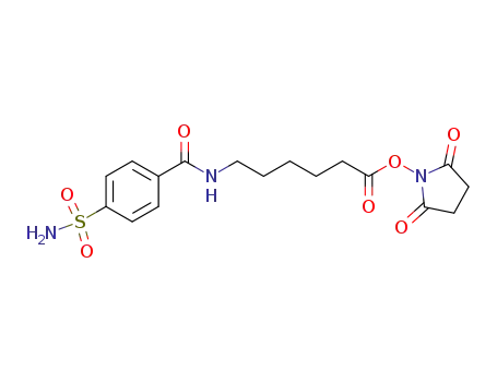 Benzamide,
4-(aminosulfonyl)-N-[6-[(2,5-dioxo-1-pyrrolidinyl)oxy]-6-oxohexyl]-