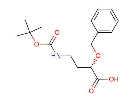 Butanoic acid,
4-[[(1,1-dimethylethoxy)carbonyl]amino]-2-(phenylmethoxy)-, (2S)-