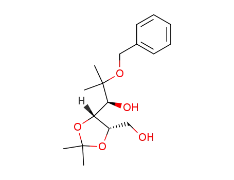 (S)-2-Benzyloxy-1-((4R,5S)-5-hydroxymethyl-2,2-dimethyl-[1,3]dioxolan-4-yl)-2-methyl-propan-1-ol