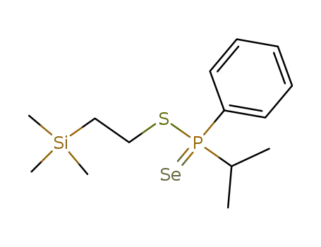 P-(1-methylethyl)-P-phenylphosphinoselenothioic acid S<sub>0</sub>[2-(trimethylsilyl)ethyl] ester