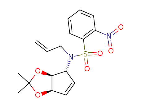 N-allyl-N-{(1R,4R,5S)-4,5-isopropylidenedioxycyclopent-2-enyl}-2-nitrobenzenesulfonamide