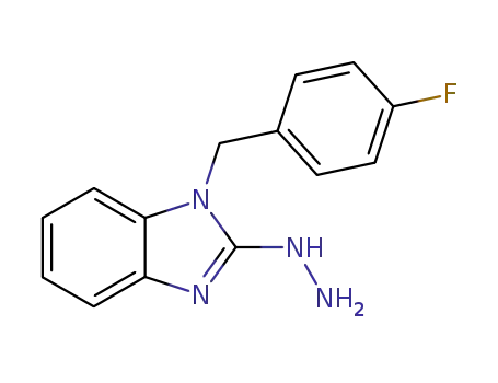 2H-Benzimidazol-2-one, 1-[(4-fluorophenyl)methyl]-1,3-dihydro-,
hydrazone
