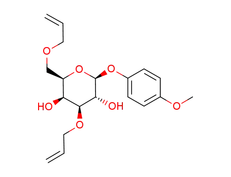 4-methoxyphenyl 3,6-di-O-allyl-β-D-galactopyranoside