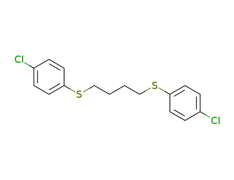 1-chloro-4-[4-(4-chlorophenyl)sulfanylbutylsulfanyl]benzene cas  5409-96-1