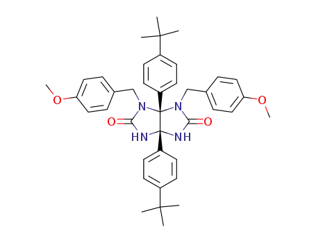 3a,6a-bis-(4-<i>tert</i>-butyl-phenyl)-1,6-bis-(4-methoxy-benzyl)-tetrahydro-imidazo[4,5-<i>d</i>]imidazole-2,5-dione