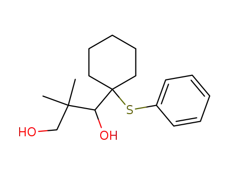 2,2-dimethyl-1-(1-phenylsulfanyl-cyclohexyl)-propane-1,3-diol