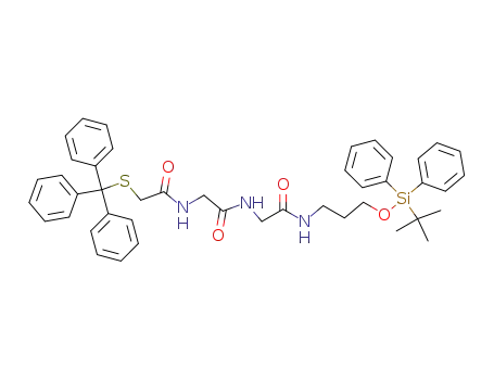 N-(S-trityl-2-mercaptoacetyl-glycyl-glycyl)-O-tert-butyldiphenylsilyl-3-aminopropanol