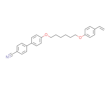 4-[6-(4-vinylphenyloxy)hexyloxy]-4'-cyanobiphenyl