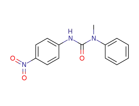 Molecular Structure of 77585-89-8 (1-methyl-3-(4-nitrophenyl)-1-phenylurea)