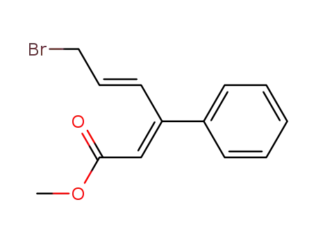 methyl (2E,4E)-6-bromo-3-phenyl-2,4-hexadienoate