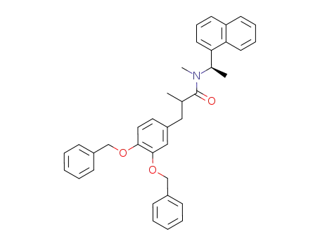 Benzenepropanamide,
N,a-dimethyl-N-[(1R)-1-(1-naphthalenyl)ethyl]-3,4-bis(phenylmethoxy)-