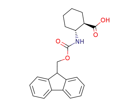 Molecular Structure of 389057-34-5 ((1R,2R)-FMOC-2-AMINOCYCLOHEXANE CARBOXYLIC ACID)