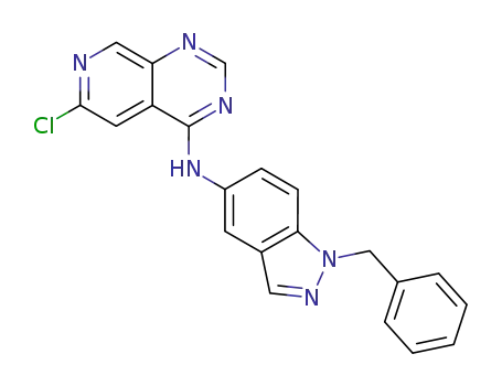 (1-benzyl-1H-indazol-5-yl)-(6-chloropyrido[3,4-d]pyrimidin-4-yl)-amine