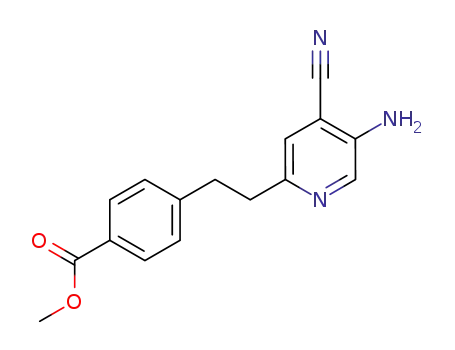 methyl 4-[2-(5-amino-4-cyanopyridin-2-yl)ethyl]benzoate