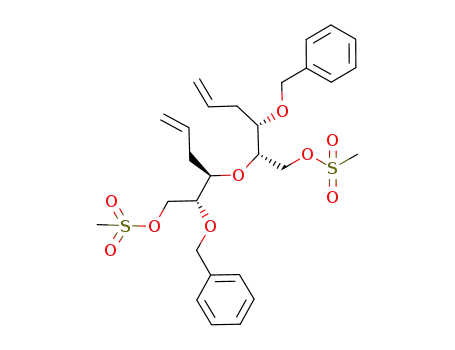 Methanesulfonic acid (2S,3S)-3-benzyloxy-2-[(R)-1-((R)-1-benzyloxy-2-methanesulfonyloxy-ethyl)-but-3-enyloxy]-hex-5-enyl ester