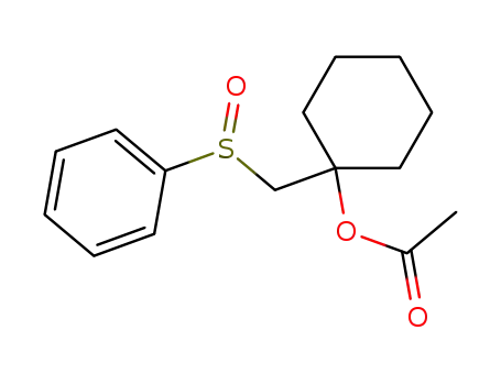 1-acetoxy-1-[(phenylsulfinyl)methyl]cyclohexane