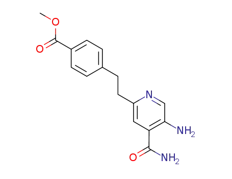 methyl 4-[2-(5-amino-4-carbamoylpyridin-2-yl)ethyl]benzoate