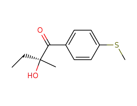1-Butanone, 2-hydroxy-2-methyl-1-[4-(methylthio)phenyl]-, (2S)-