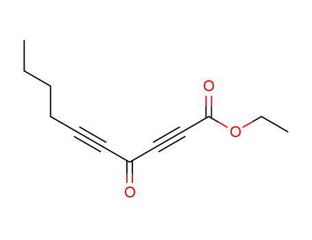 Molecular Structure of 311348-67-1 (4-oxo-deca-2,5-diynoic acid ethyl ester)