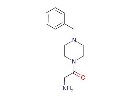 Molecular Structure of 361979-30-8 (2-AMINO-1-(4-BENZYL-PIPERAZIN-1-YL)-ETHANONE 2 HCL)