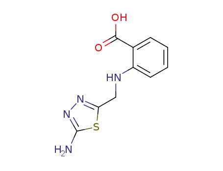 Benzoic acid, 2-[[(5-amino-1,3,4-thiadiazol-2-yl)methyl]amino]-