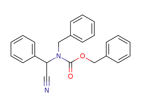 benzyl-(cyano-phenyl-methyl)-carbamic acid benzyl ester