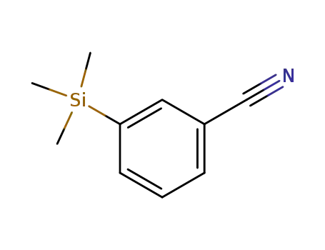 Molecular Structure of 82142-18-5 (3-Trimethylsilylbenzonitrile)