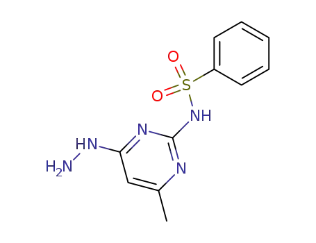 Molecular Structure of 334506-05-7 (Benzenesulfonamide, N-(4-hydrazino-6-methyl-2-pyrimidinyl)-)