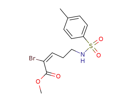 (E)-2-bromo-5-[N-(4-methylphenylsulfonyl)amino]pent-2-enoate