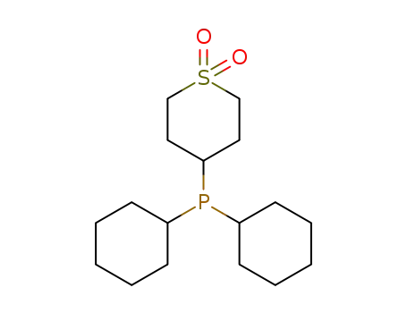 dicyclohexyl-(1,1-dioxo-hexahydro-1λ<sup>6</sup>-thiopyran-4-yl)-phosphane