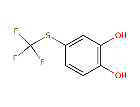 4-[(trifluoromethyl)thio]benzene-1,2-diol