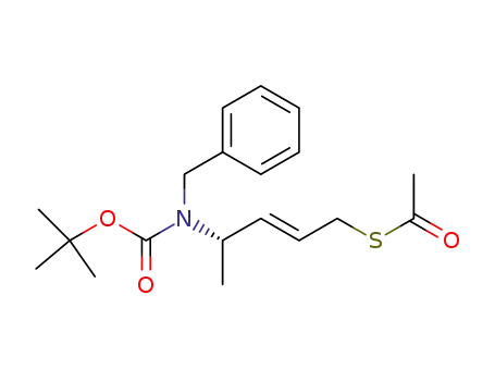 (E,4S)-4-[benzyl(tert-butoxycarbonyl)amino]-2-pentenyl ethanethioate
