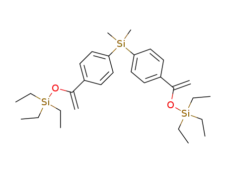 Silane, dimethylbis[4-[1-[(triethylsilyl)oxy]ethenyl]phenyl]-
