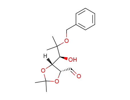 (4R,5R)-5-((S)-2-Benzyloxy-1-hydroxy-2-methyl-propyl)-2,2-dimethyl-[1,3]dioxolane-4-carbaldehyde