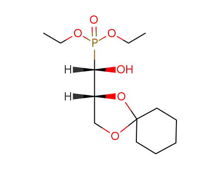 diethyl (1S,2R)-2,3-O-cyclohexylidiene-1,2,3-trihydroxypropylphosphonate