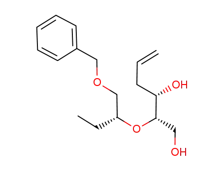 (2S,3S)-2-[(R)-1-(benzyloxymethyl)propyl-1-oxy]-5-hexen-1,3-diol