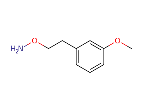 Molecular Structure of 630108-43-9 (Hydroxylamine, O-[2-(3-methoxyphenyl)ethyl]- (9CI))