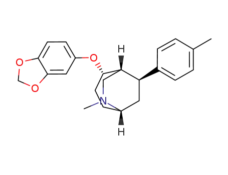 (1S,3S)-1-[3,4-(methylenedioxy)phenoxy]-8-N-methyl-3-p-tolyl-8-aza-bicyclo[3.2.2]nonane