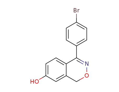 Molecular Structure of 192443-45-1 (1H-2,3-Benzoxazin-7-ol, 4-(4-bromophenyl)-)