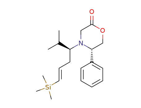 [4(1S),5S]-4-(1-isopropyl-4-trimethylsilanylbut-3-enyl)-5-phenylmorpholin-2-one
