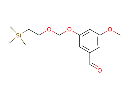 Benzaldehyde, 3-methoxy-5-[[2-(trimethylsilyl)ethoxy]methoxy]-