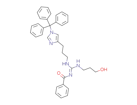 N-benzoyl-N'-(3-hydroxypropyl)-N-{3-[(1-triphenylmethyl)-imidazol-4-yl]propyl}guanidine