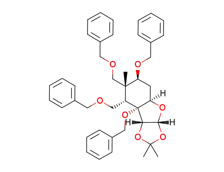 (3aR,4aR,6S,7R,8S,8aR,8bR)-6,8a-Bis-benzyloxy-7,8-bis-benzyloxymethyl-2,2,7-trimethyl-octahydro-benzo[4,5]furo[2,3-d][1,3]dioxole