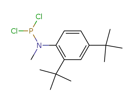 N-(2,4-di-t-butylphenyl)-N-methylaminodichlorophosphine