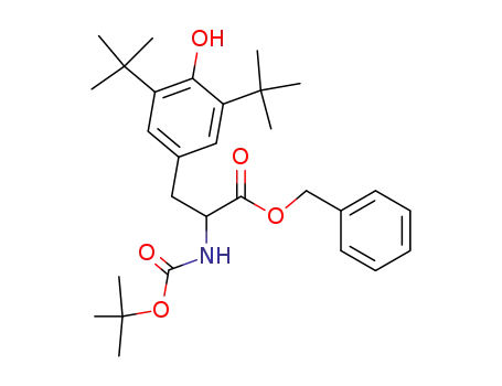 Tyrosine, N-[(1,1-dimethylethoxy)carbonyl]-3,5-bis(1,1-dimethylethyl)-,
phenylmethyl ester