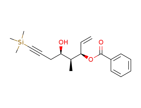 Benzoic acid (1R,2S,3R)-3-hydroxy-2-methyl-6-trimethylsilanyl-1-vinyl-hex-5-ynyl ester