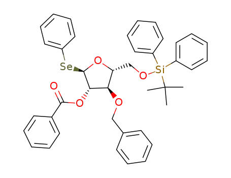 phenyl 2-O-benzoyl-3-O-benzyl-5-O-tert-butyldiphenylsilyl-1-seleno-α-D-arabinofuranoside