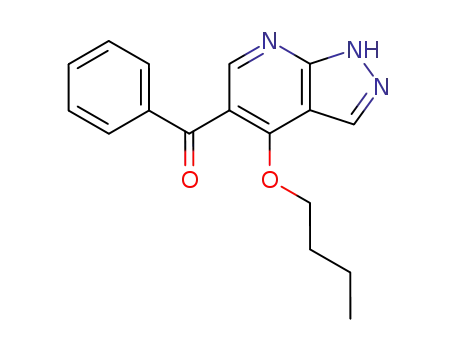 Methanone, (4-butoxy-1H-pyrazolo[3,4-b]pyridin-5-yl)phenyl-